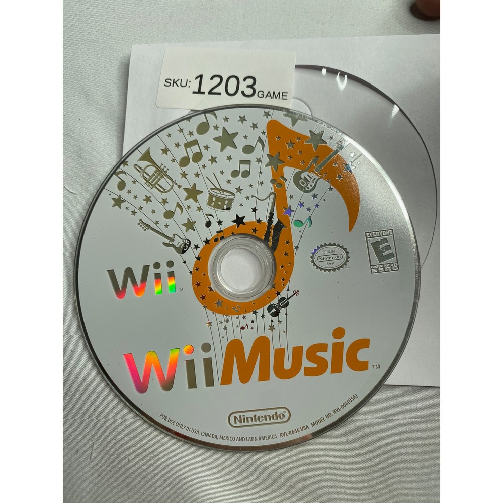 Nintendo Wii Music Video Game Disc Only